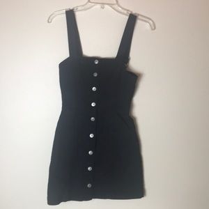 Black Button up dress